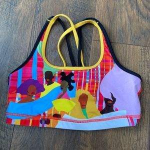 Peloton Wear It To Heart strappy Sports Bra women’s size small
